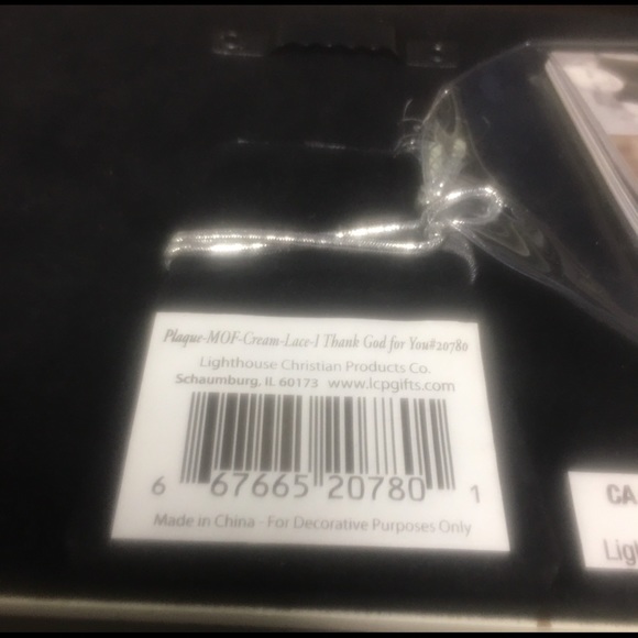 Lighthouse plaque I thank God for you scripture - Picture 8 of 12